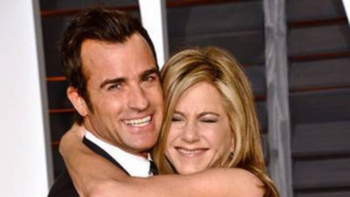 Jennifer Aniston y Justin Theroux, en la fiesta de los Oscar del 2015.-Evan Agostini / ©GTRESONLINE