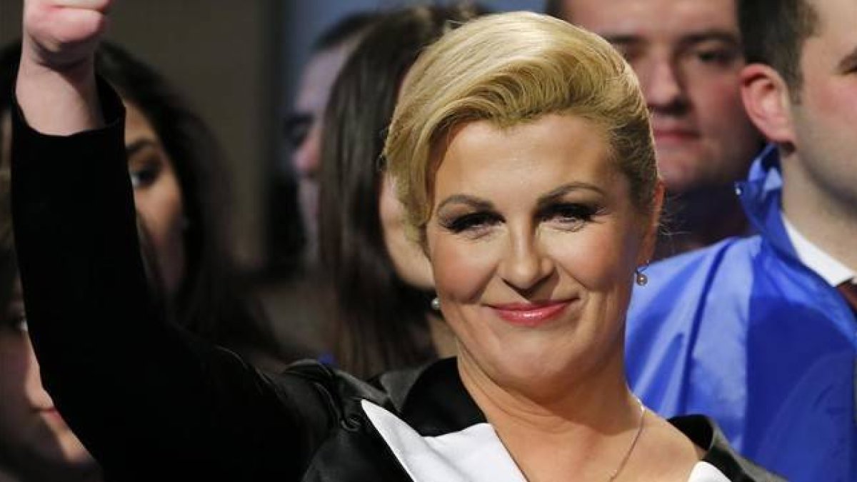 La presidenta de Croacia, Kolinda Grabar-Kitarovic.-REUTERS / ANTONIO BRONIC
