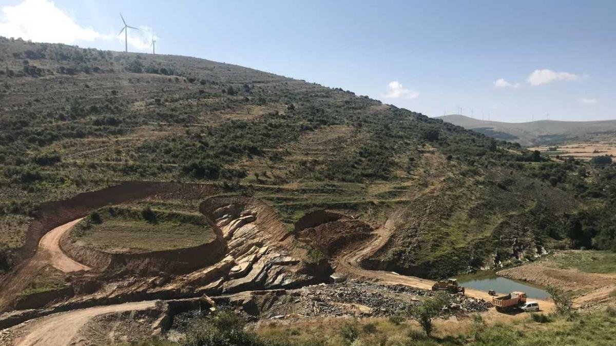 Obras de la presa de San Pedro-HDS