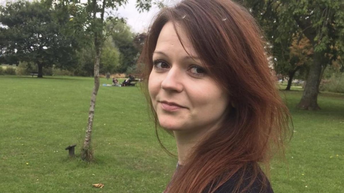 Foto de archivo de Yulia Skripal, de 33 años, la hija del ex-espía ruso Sergei Skripal, envenenada junto a su padre con un agente nervioso de fabricación rusa en Sailsbury, Inglaterra, el 4 de marzo.-/ AFP