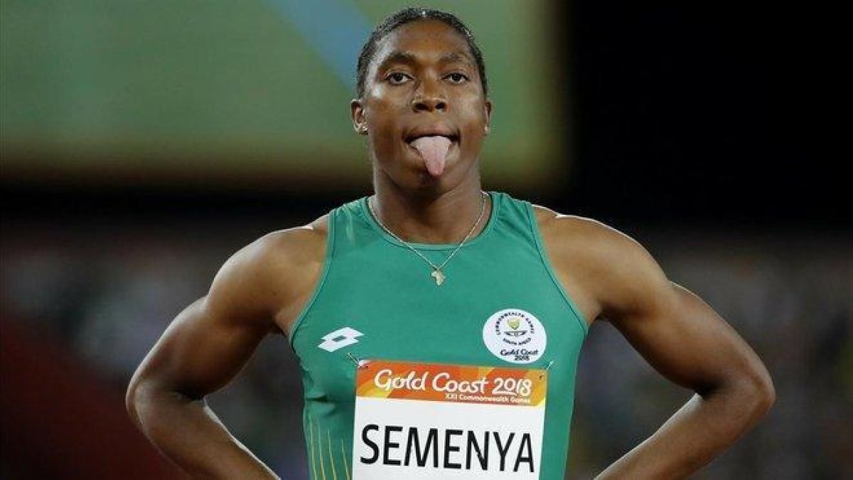 La velocista Caster Semenya, en los Juegos de la Commonwealth 2018-