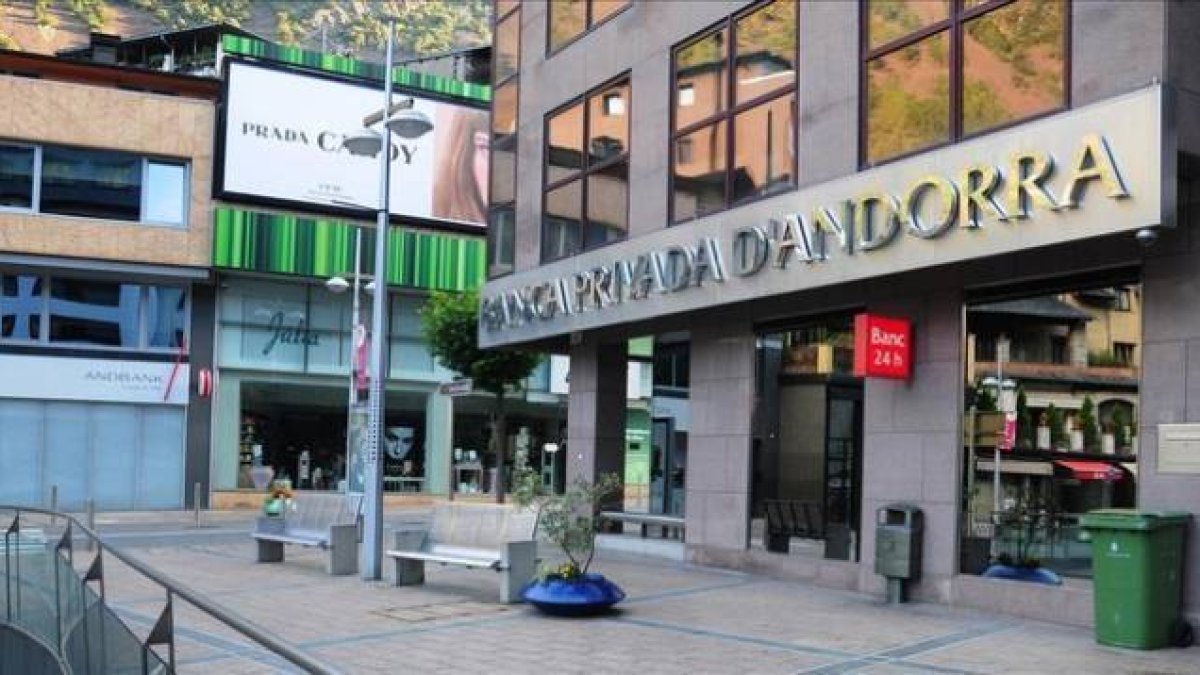 Oficina de la Banca Privada de Andorra (BPA), en Andorra la Vella.-Foto: ARCHIVO / RAMON COSTA