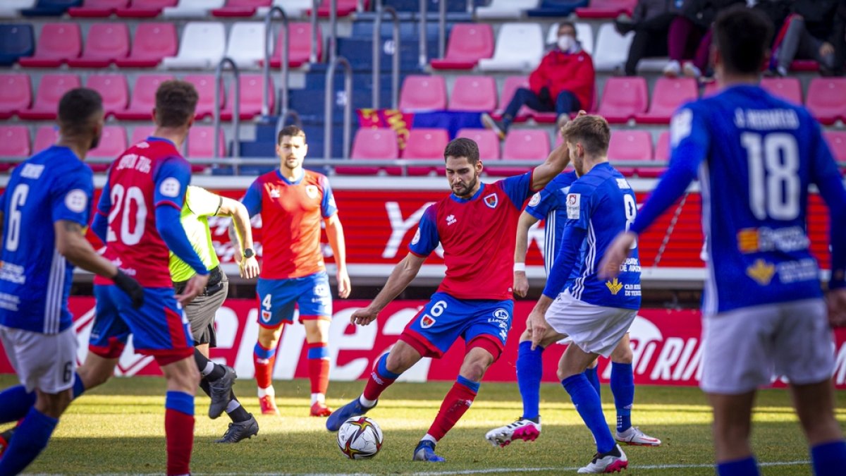 El Numancia encadena su tercera jornada seguida sin ganar. MARIO TEJEDOR