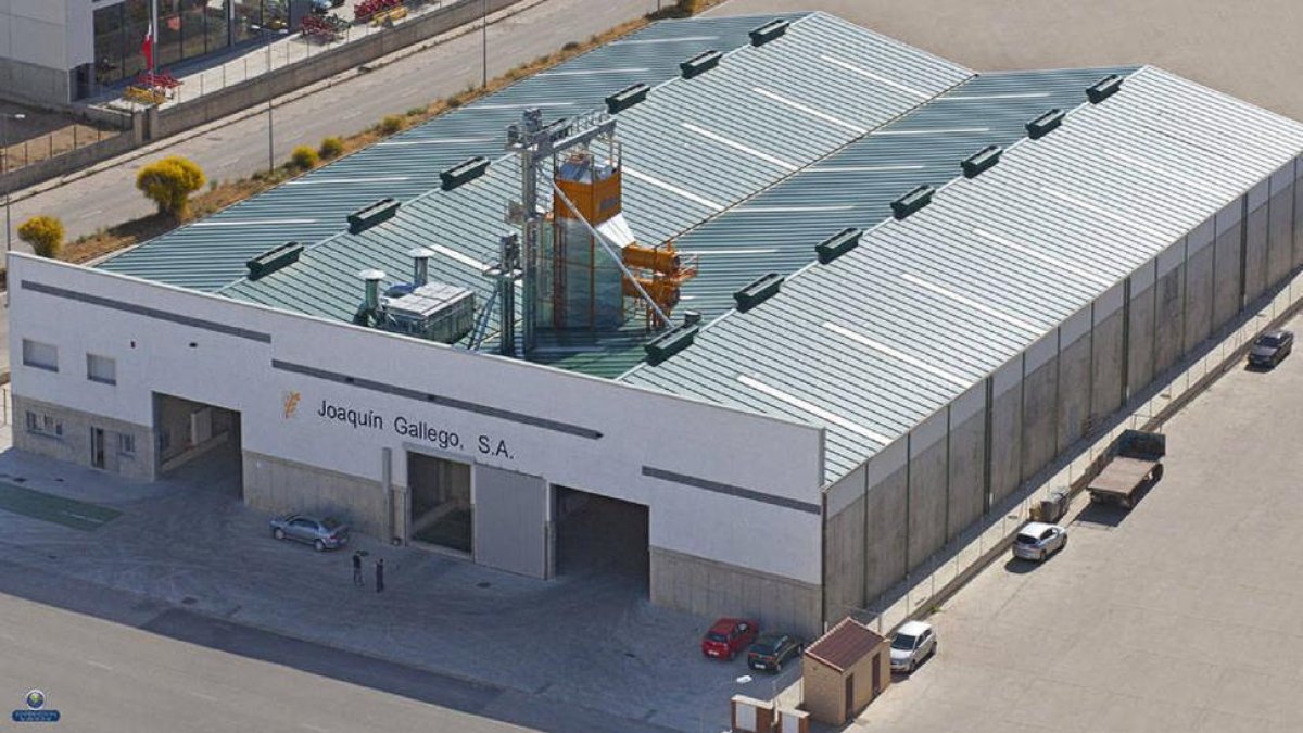 Instalaciones de la empresa Joaquín Gallego en el polígono industrial La Dehesa de Almazán-VALENTÍN GUISANDE
