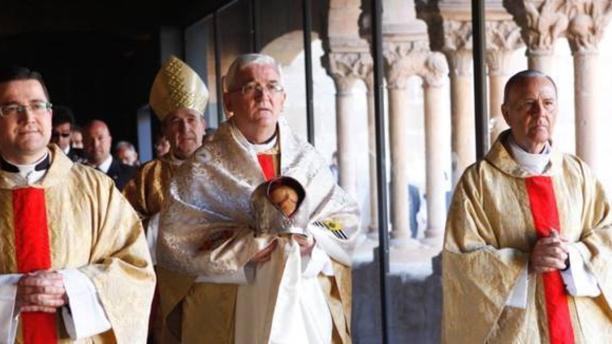 Procesión con las reliquias del Santo durante las fiestas. Concha Ortega / ICAL-