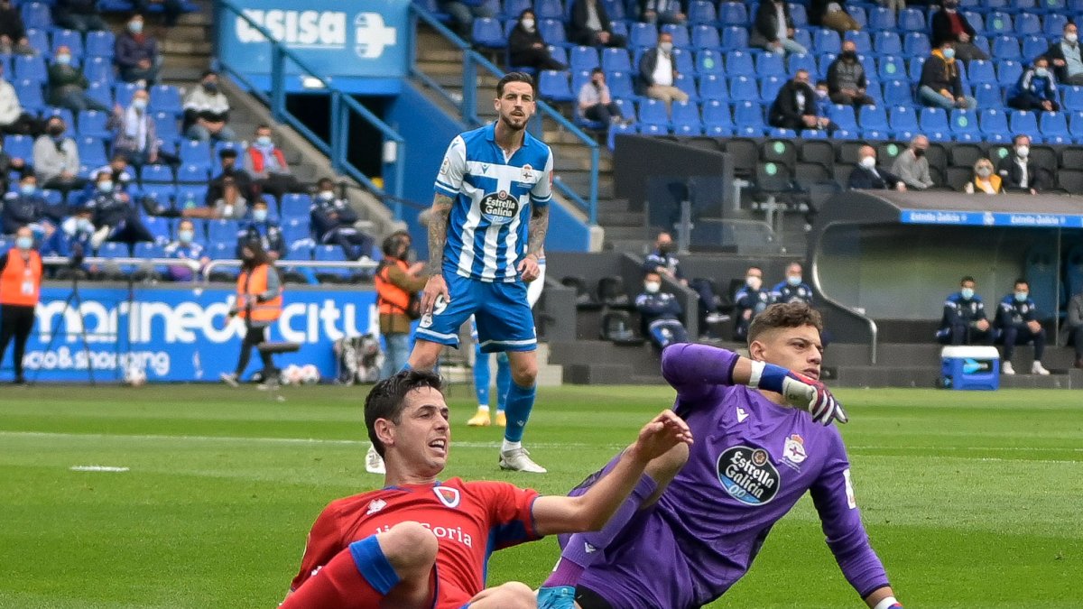 El equipo soriano mereció mejor resultado en Riazor. Área 11