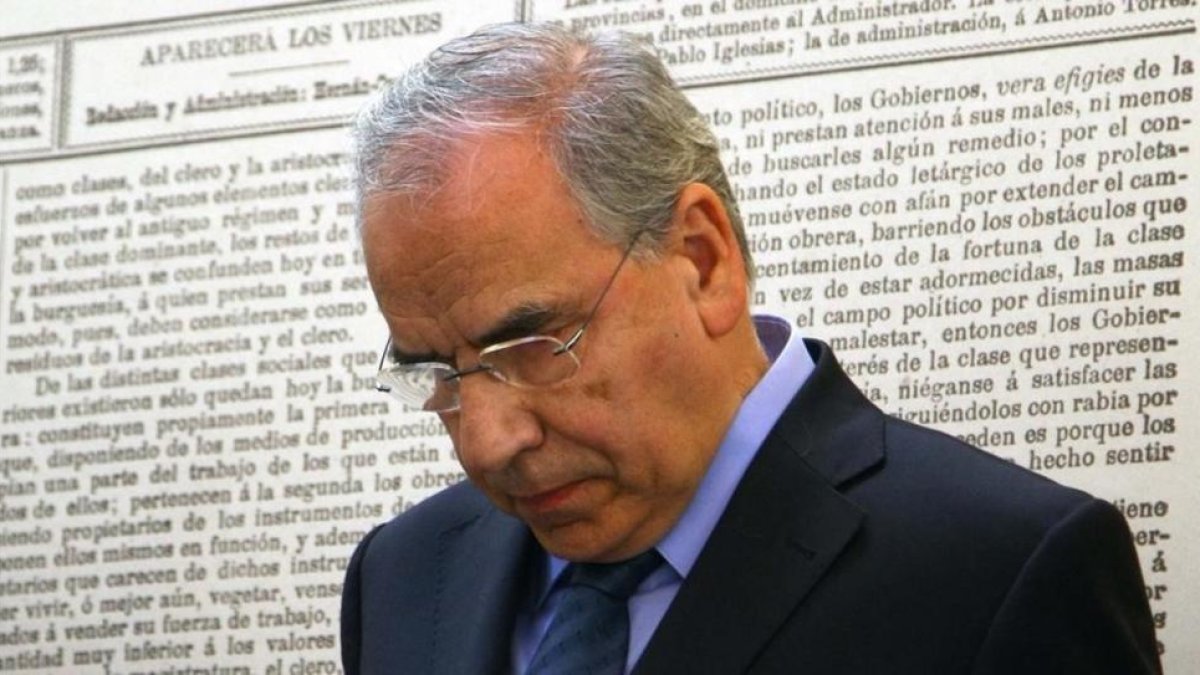 El exvicepresidente del Gobierno Alfonso Guerra.-AGUSTÍN CATALÁN