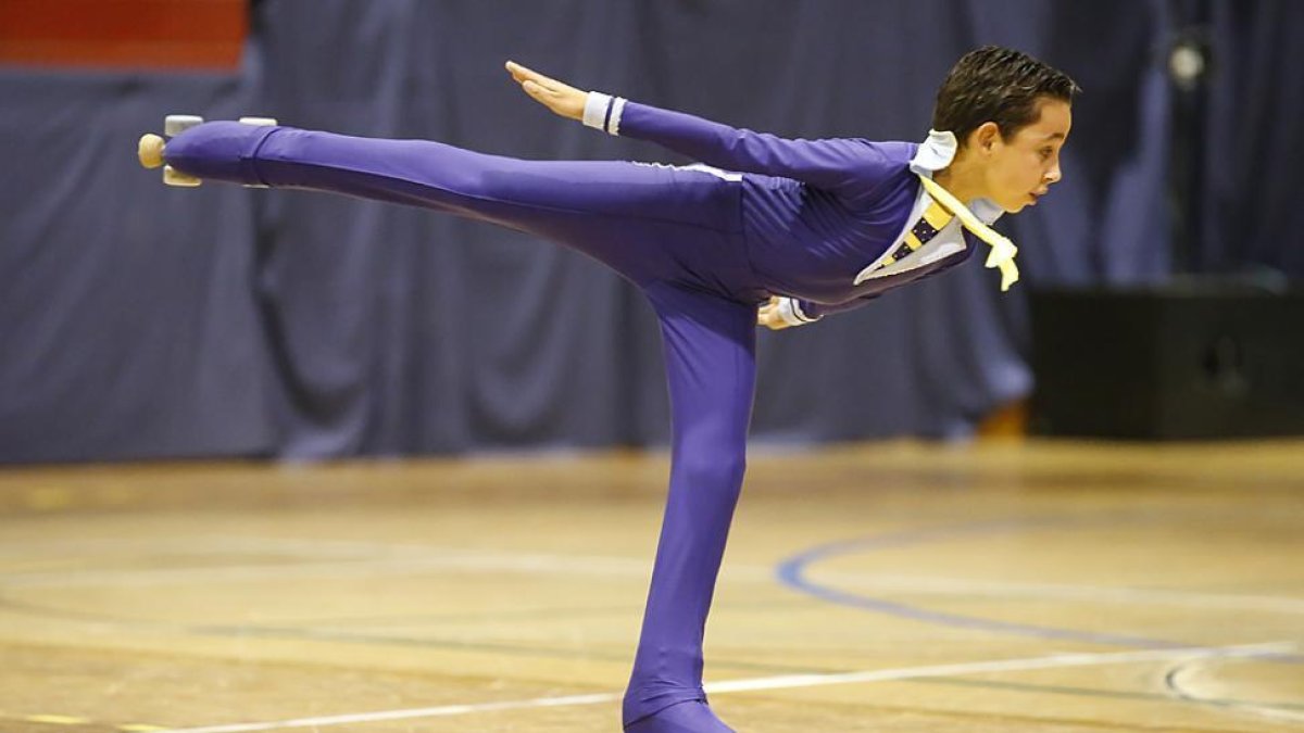 Héctor Díez durante una competición.-CEDIDAS