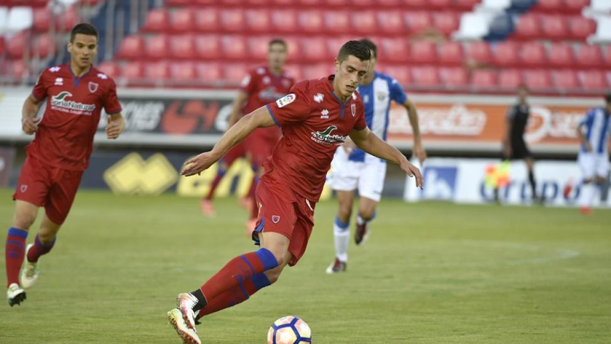 Jairo Morillas en el encuentro de la primera jornada ante el Levante antes de lesionarse.-Valentín Guisande