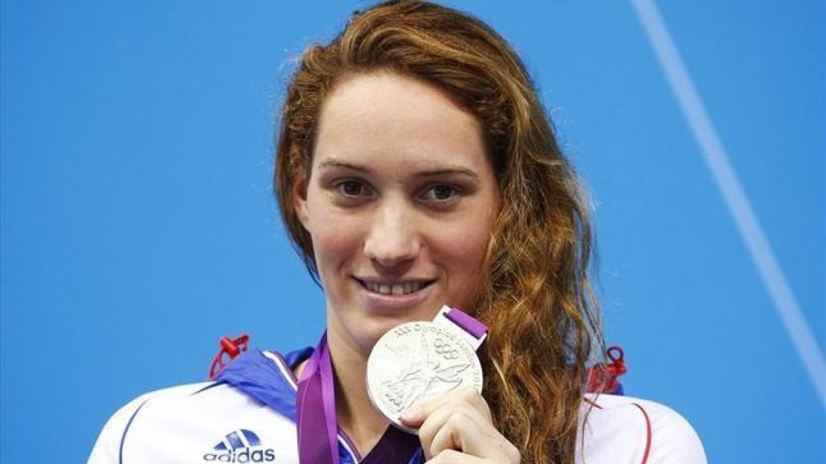 Camille Muffat falleció en un accidente de helicóptero, en Argentina.-REUTERS / DAVID GRAY