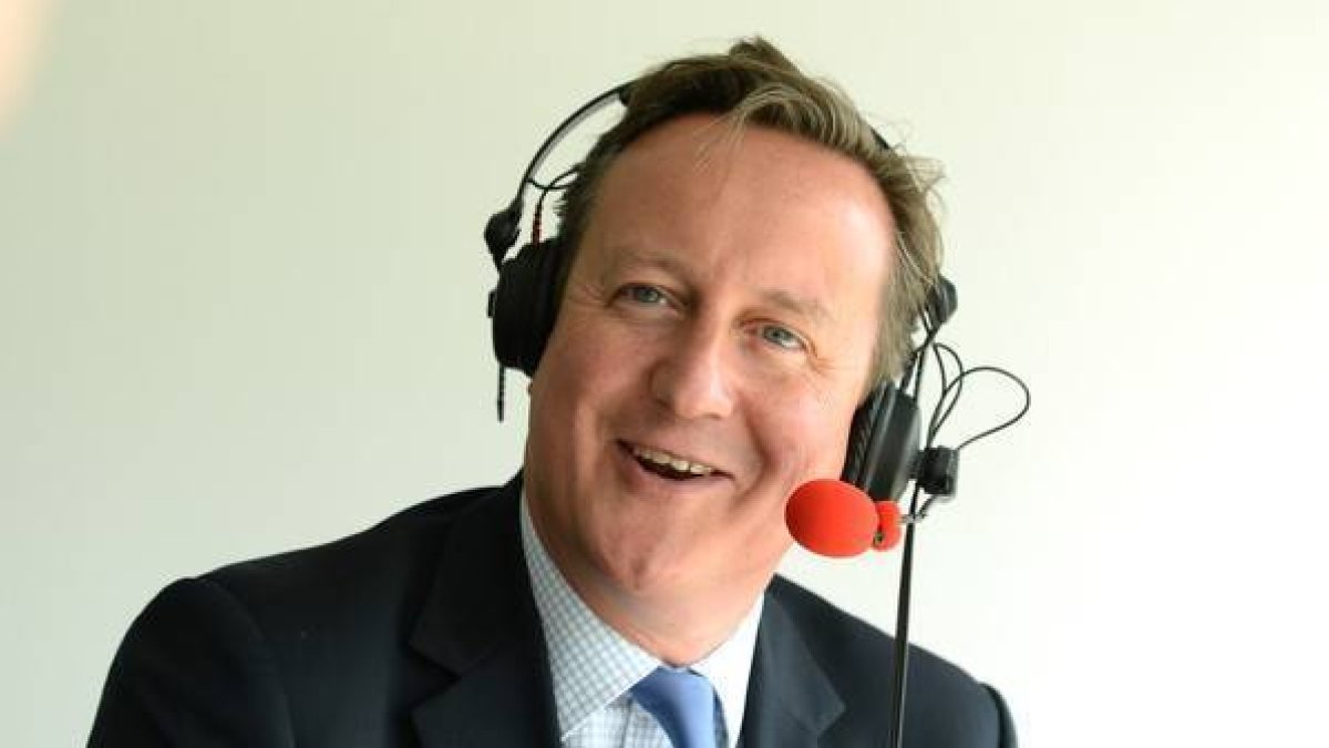 Cameron, comentando un partido de cricket, este viernes.-REUTERS / PHILIP BROWN