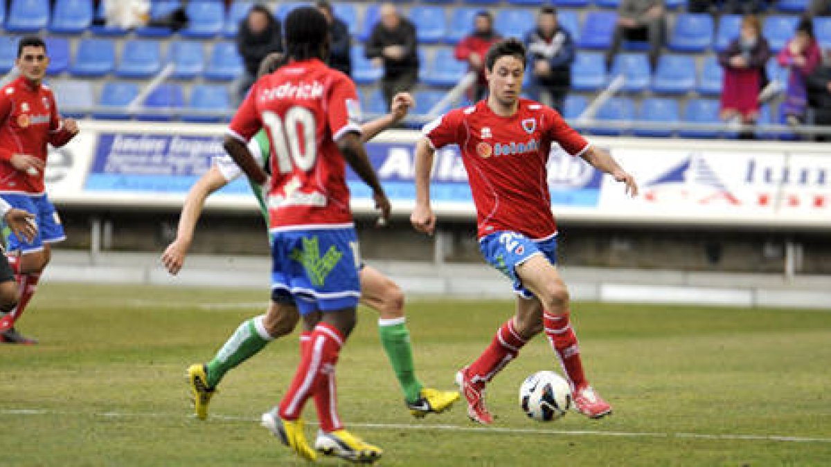 Pedro Martín repite como titular ante el Lugo. / Diego Mayor-