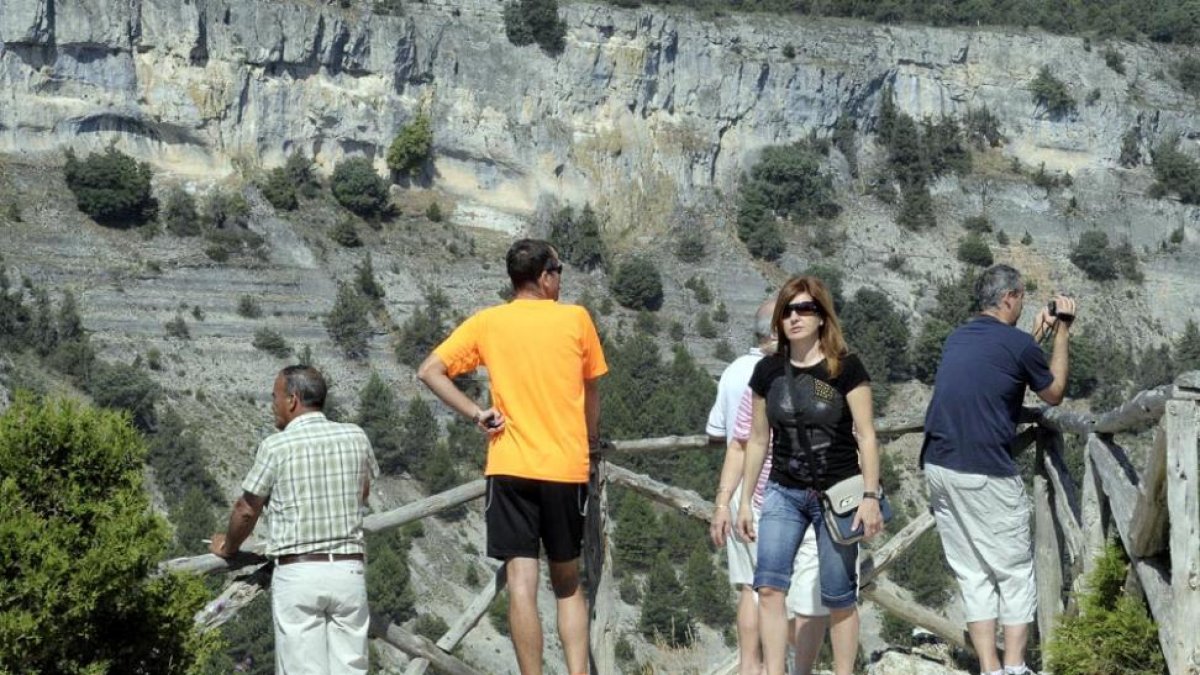 La riqueza paisajística y mediambiental capta el interés de lso turistas.-Valentín Guisande