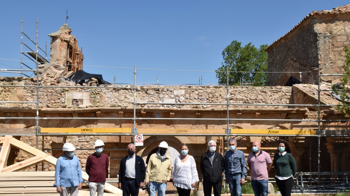 Visita realizada a las obras este miércoles. HDS