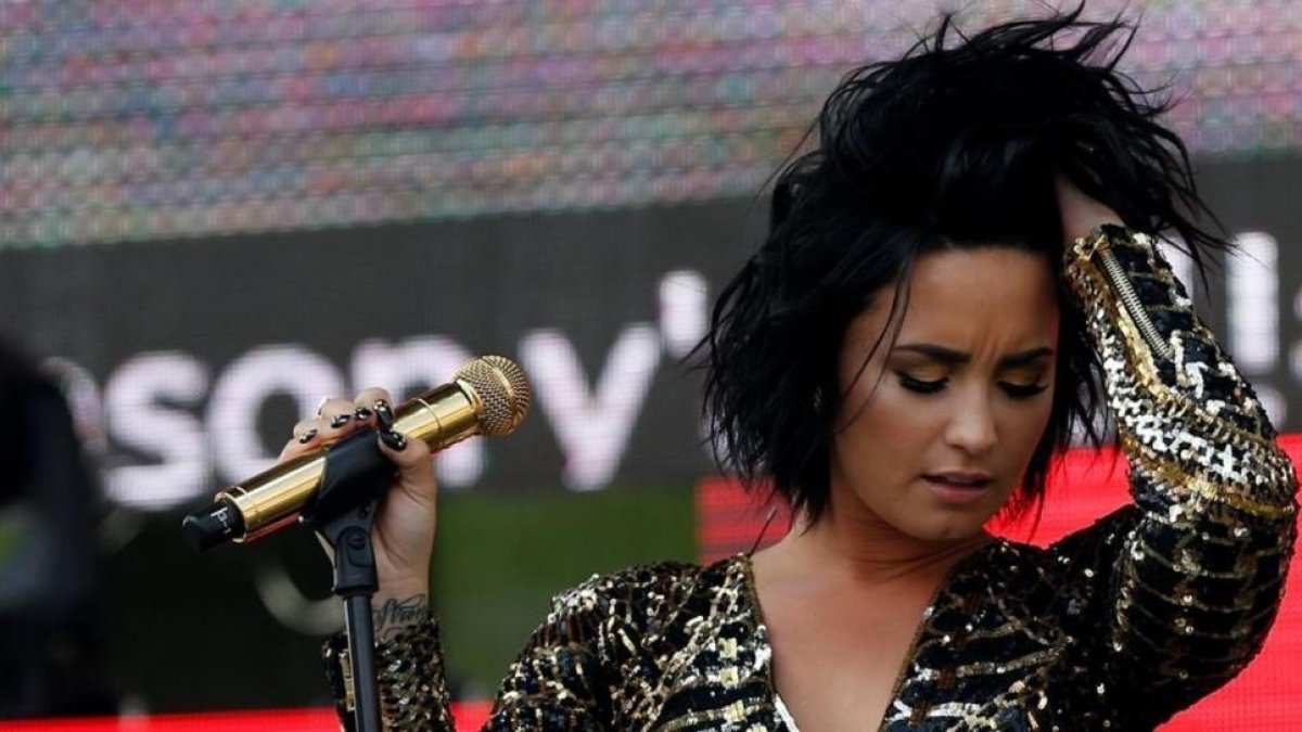 Demi Lovato, en una actuación en Estados Unidos, el 14 de mayo.-REUTERS / MARIO ANZUONI