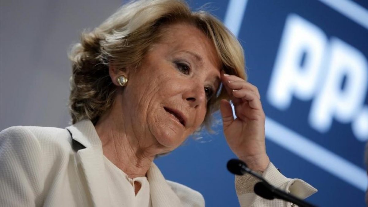 Esperanza Aguirre.-JOSE LUIS ROCA