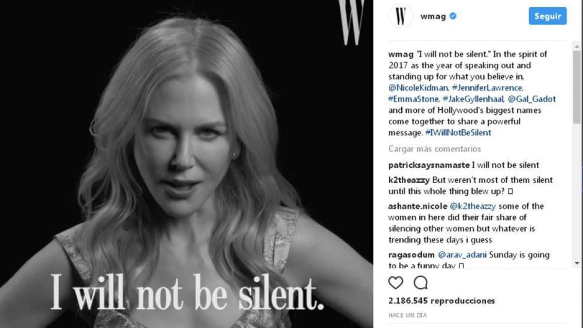 Nicole Kidman, en la campaña de W.-PERIODICO (INSTAGRAM)