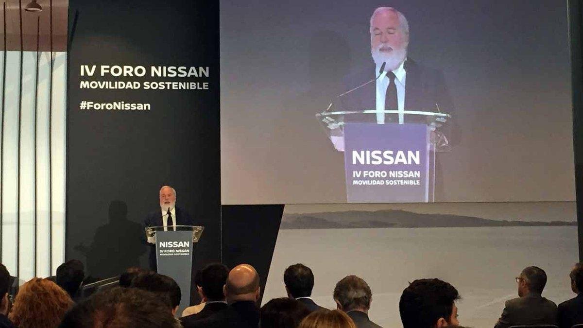 MIguel Arias Cañete, en el Foro Nissan de Movilidad Sostenible.-