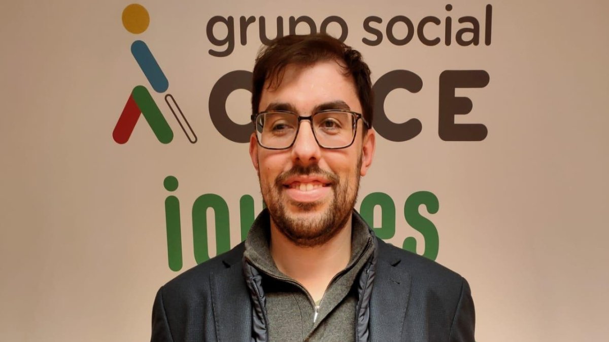 El soriano Rodrigo Gonzalo, vicepresidente del Consejo Territorial de la ONCE en Castilla y León. HDS