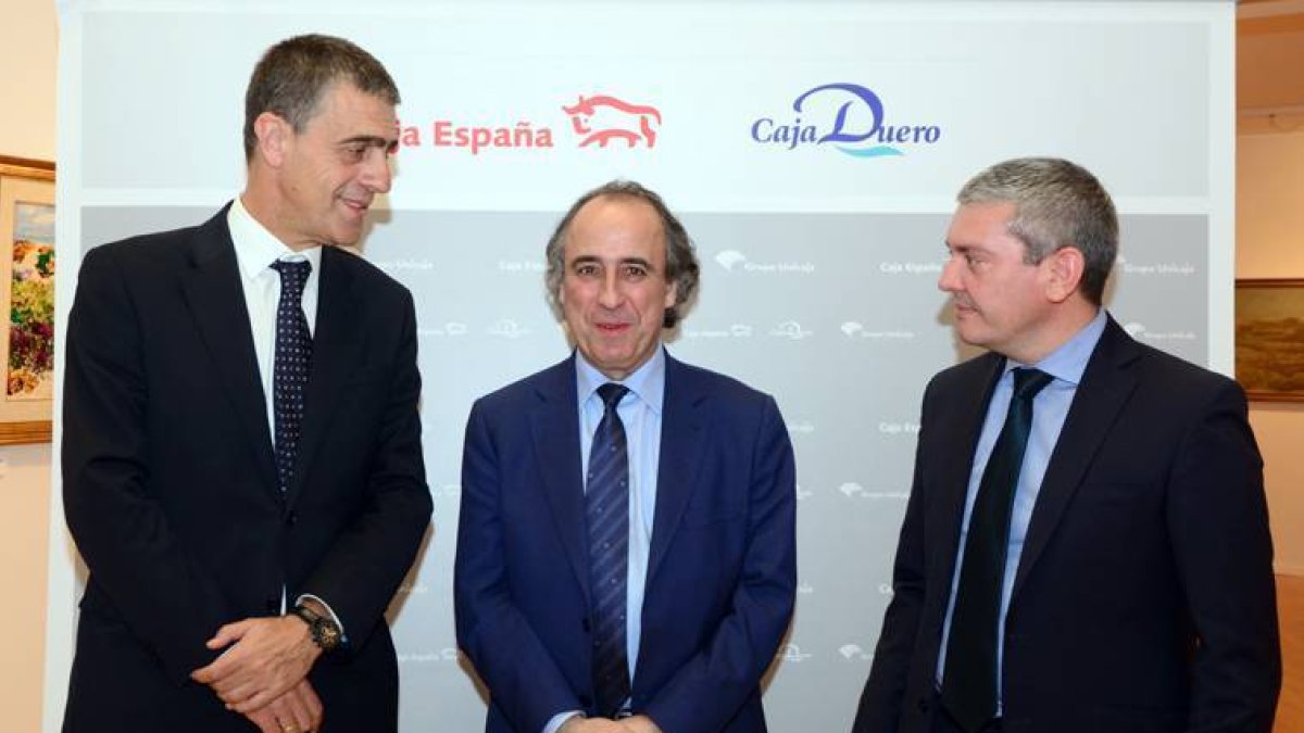 Eduardo Luis López, Emilio Duró y Miguel Ángel Gómez.-ÁLVARO MARTÍNEZ