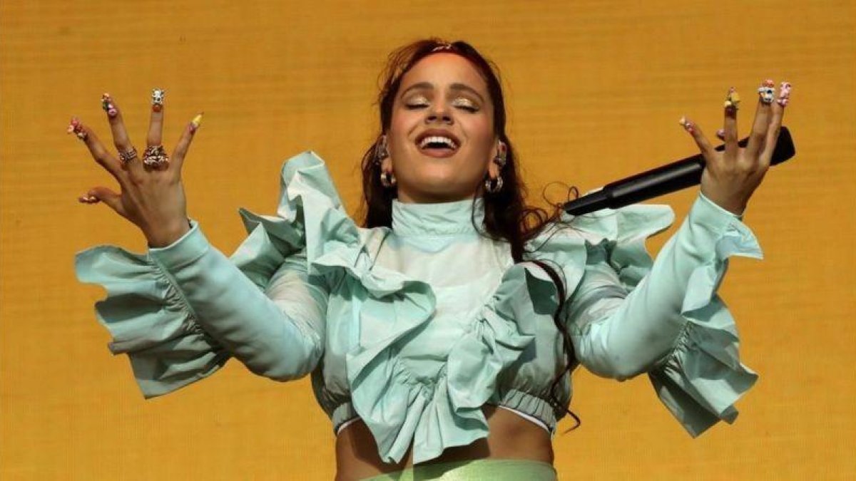 Rosalía actúa en la fiesta de bienvenida del festival Mad Cool 2019, el pasado mes de julio.-EFE / KIKO HUESCA