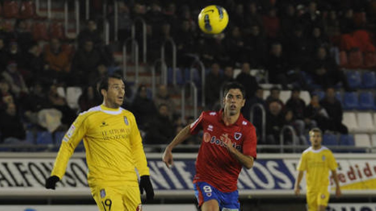 El Numancia sumó ante el Cartagena su tercer empate consecutivo. / ÚRSULA SIERRA-