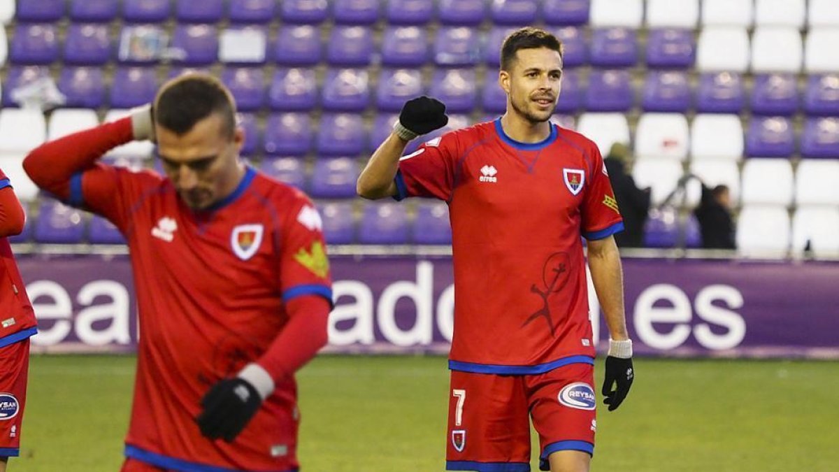 El Numancia ha vivido una semana de ensueño con la clasificación copera y con la remontada en Zorrilla.-Área 11