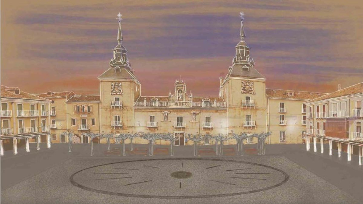 Recreación de cómo se quedará la plaza tras la remodelación. HDS