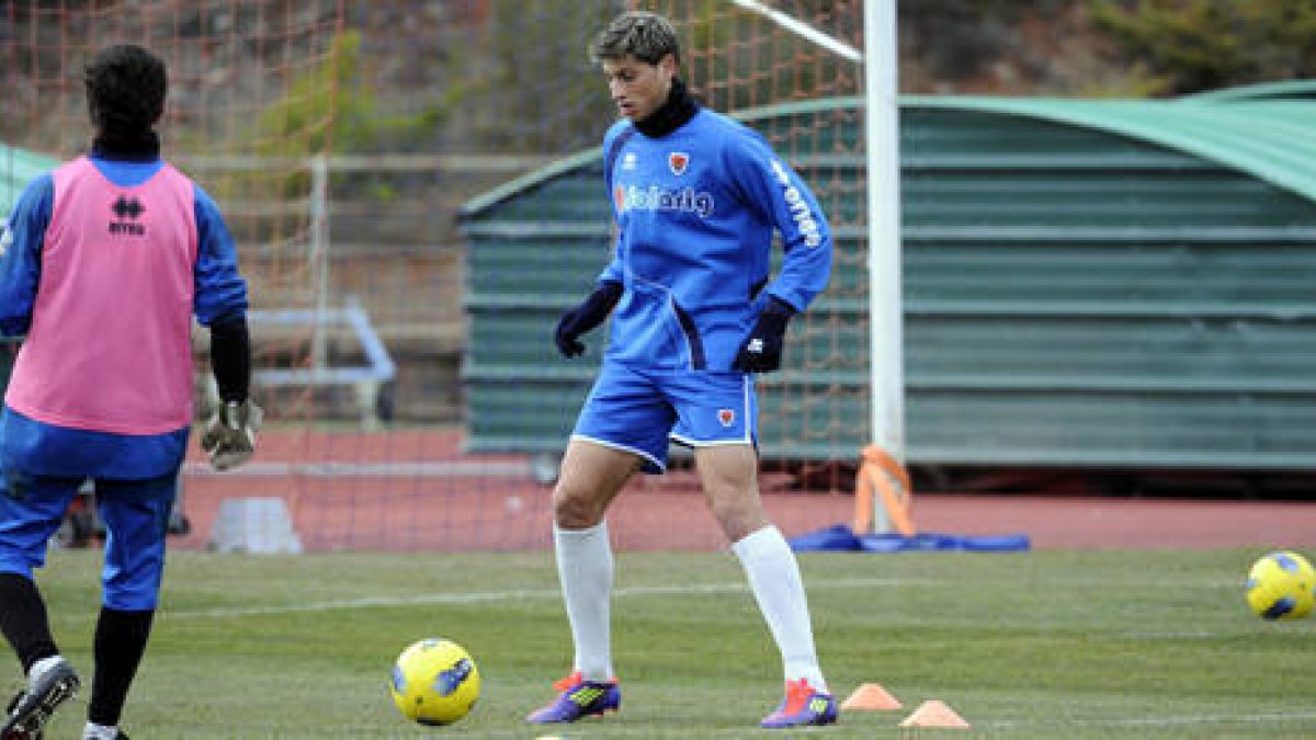Héctor Ladero le ha pedido al Numancia salir cedido en enero. / V. Guisande-