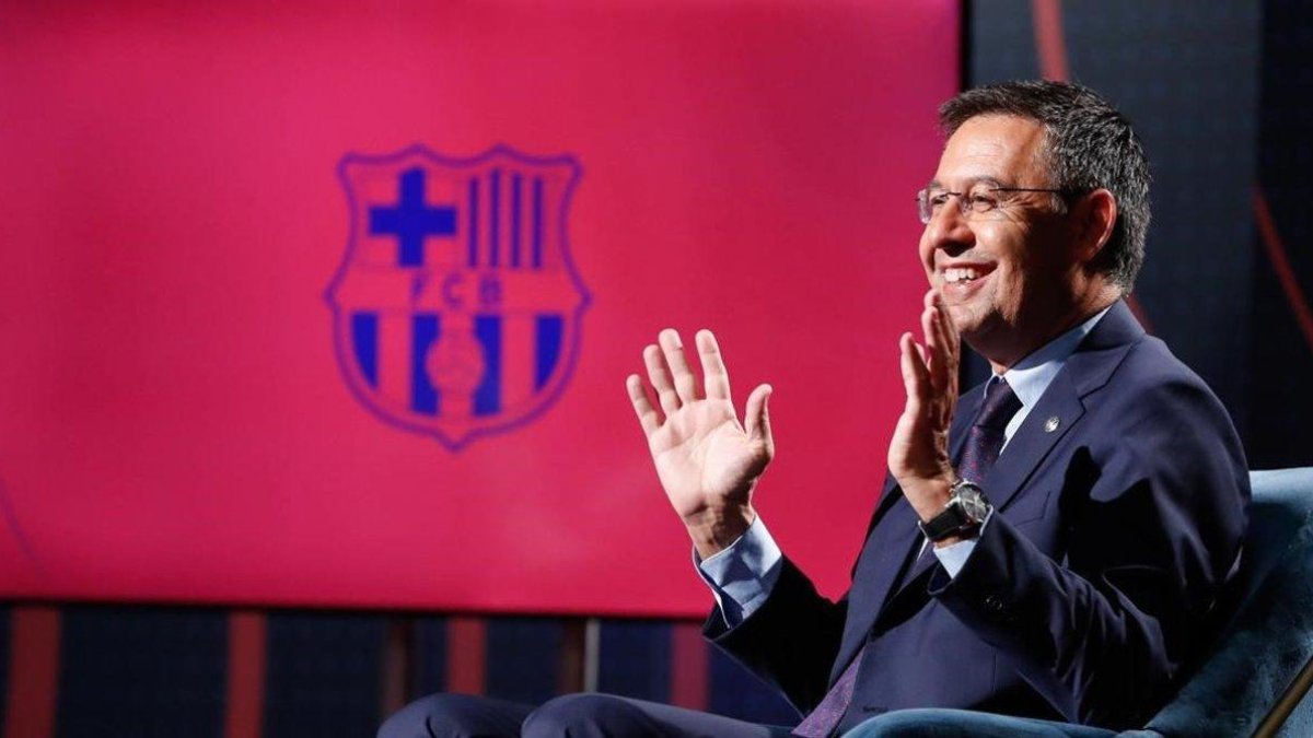 Josep Maria Bartomeu, en una reciente entrevista en Barça TV.-VALENTÍ ENRICH