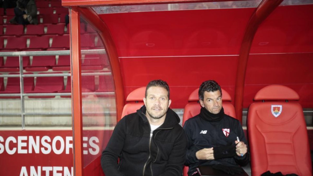 Luis García Tevenet en el encuentro de la primera vuelta que se disputó en Los Pajaritos.-Mario Tejedor