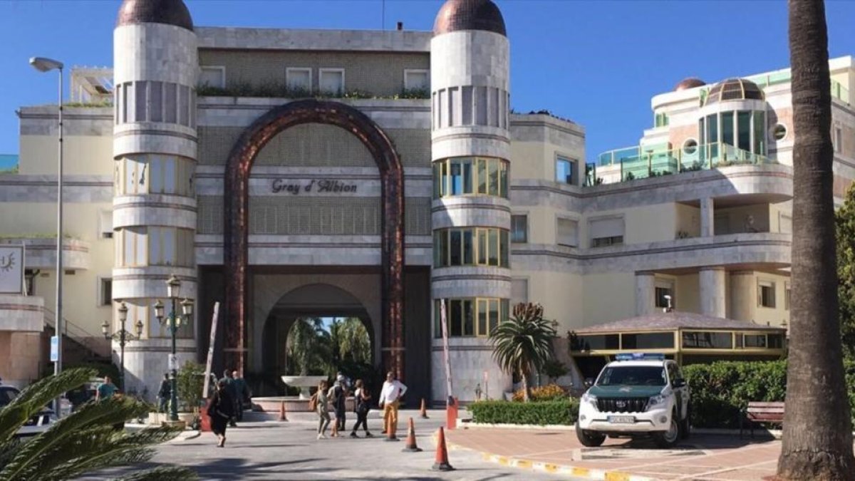 Imagen de la operación que está llevando a cabo la Guardia Civil.-