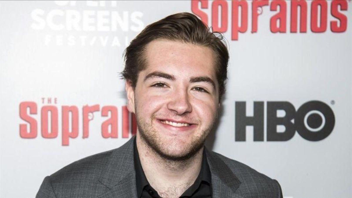 Michael Gandolfini, en la gala de HBO por el 20º aniversario del estreno de Los Soprano.-CHARLES SYKES (AP)