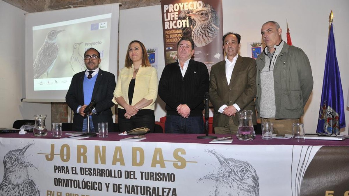 Luis Rey, Virginia Barcones, Felipe Utrilla, Manuel López y Manuel Andrés Moreno-V.G.