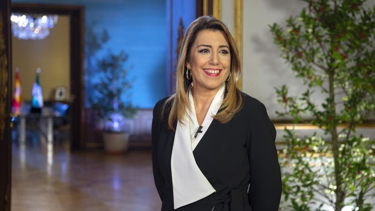 Susana Díaz, en su mensaje de navidad-