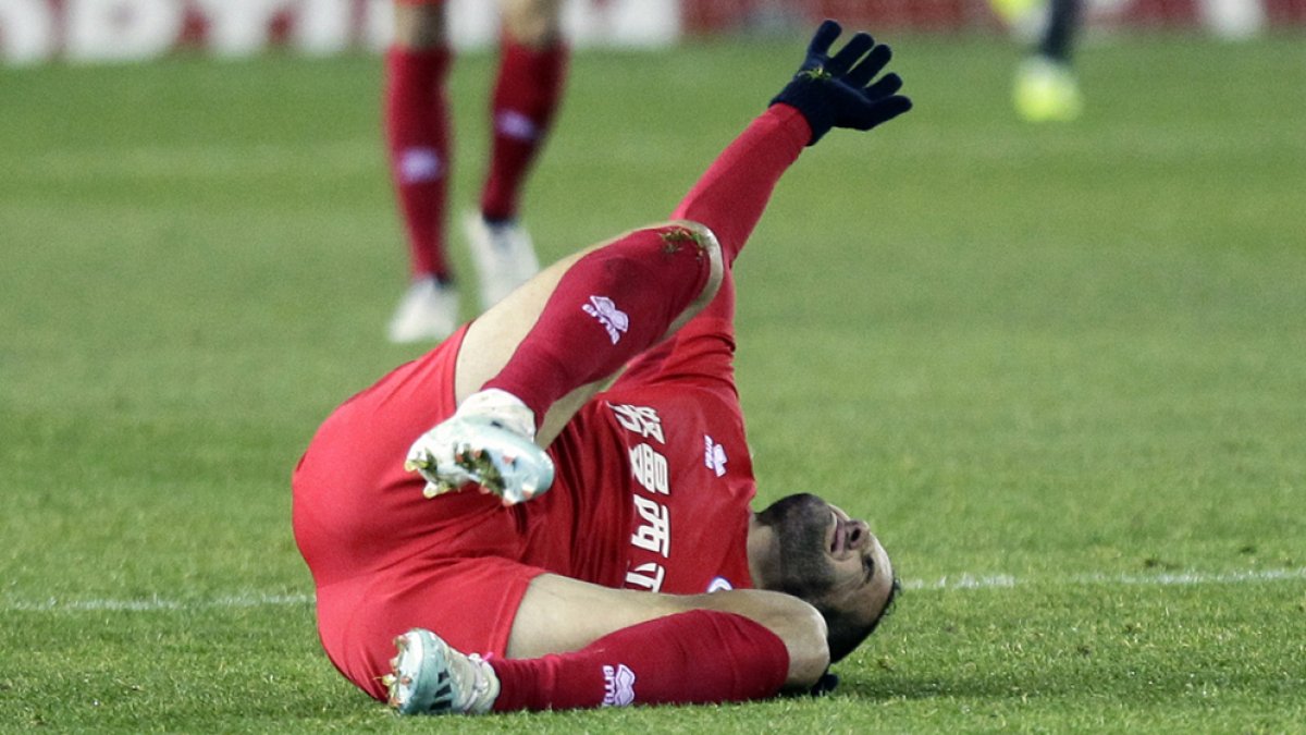 Higinio Marín es uno de los jugadores en proceso de recuperación de su lesión. Mario Tejedor.