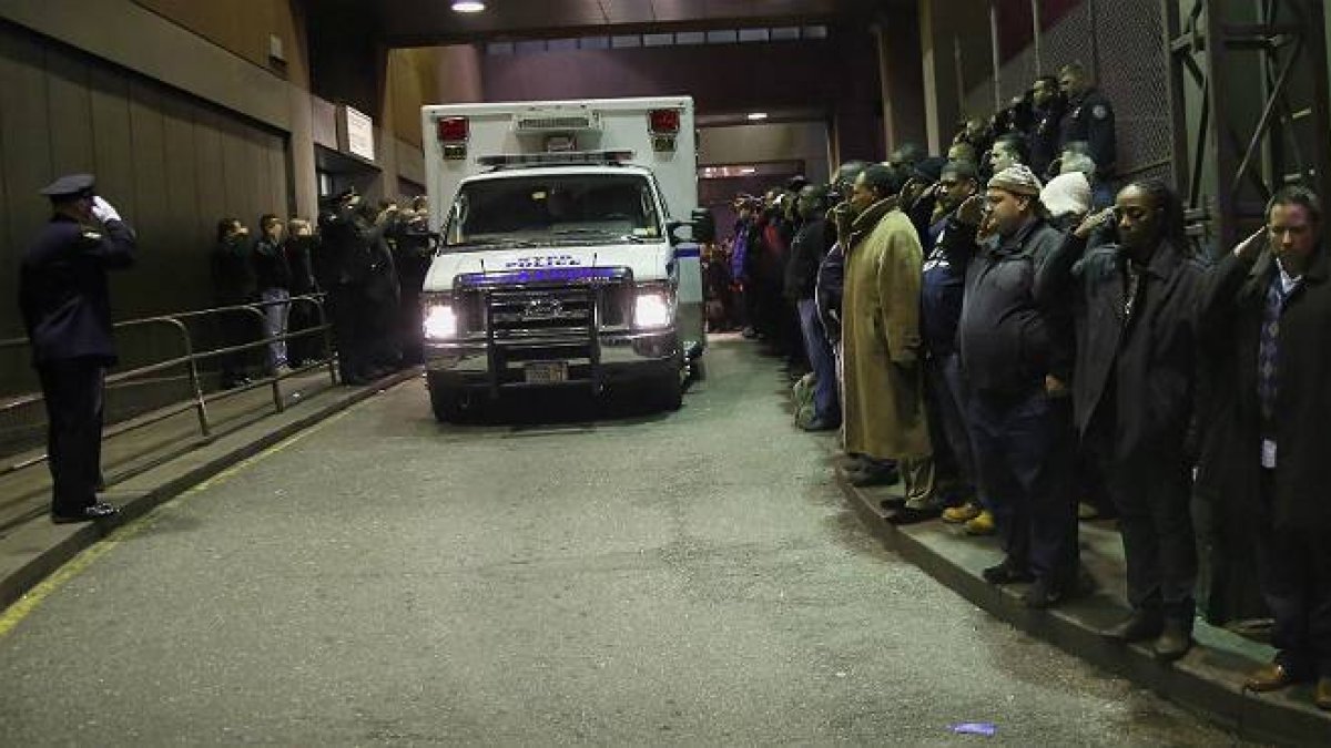 Un hombre mata a tiros a dos policías en Nueva York.-EFE