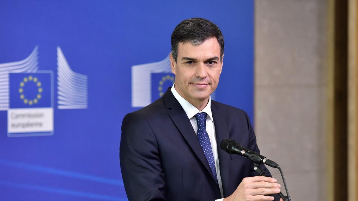 Pedro Sánchez, en su estreno en Bruselas.-ERIC VIDAL / REUTERS