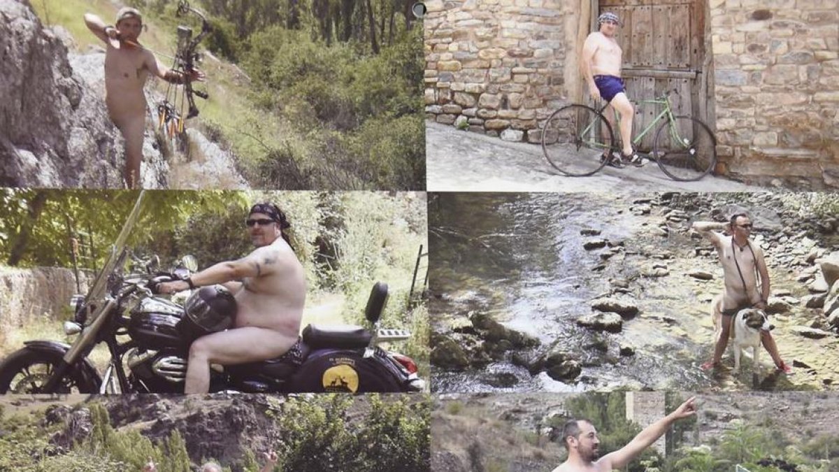 Las 12 instantáneas que conforman el calendario.-HDS