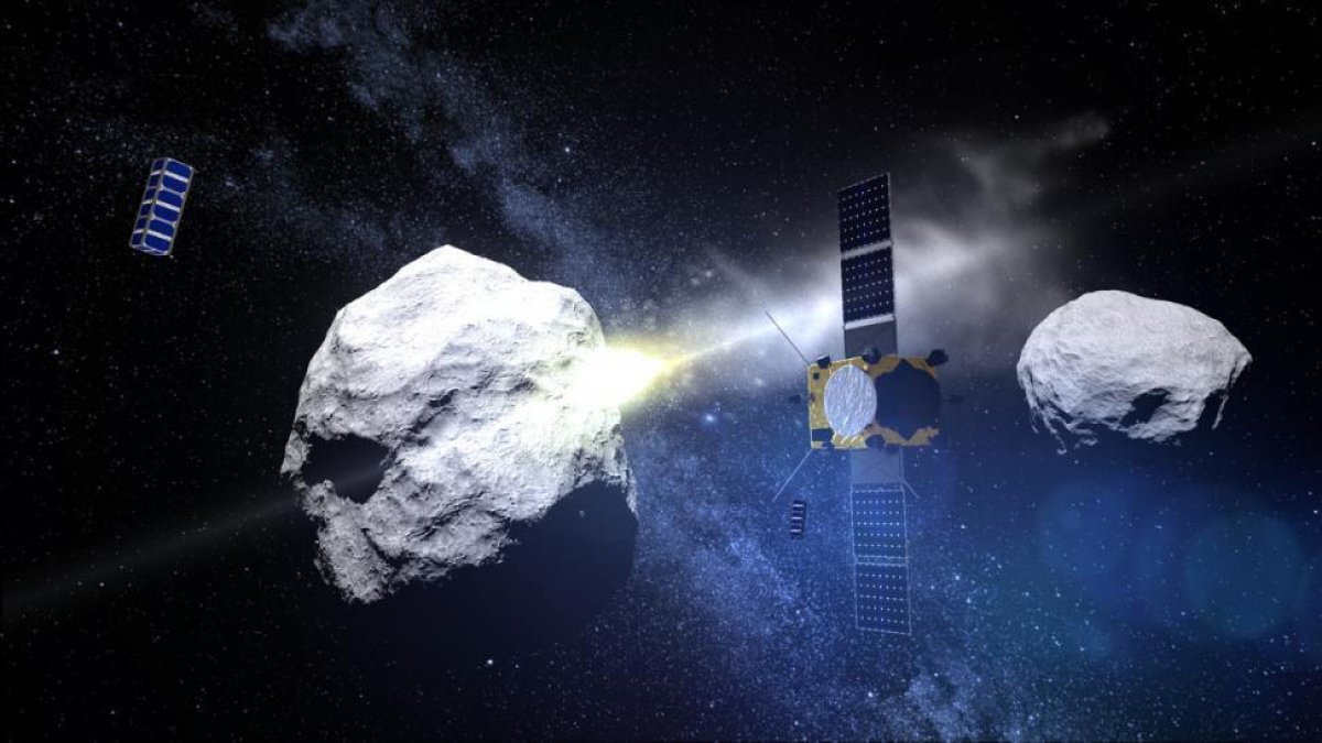 Recreación de un asteroide realizada por la NASA. / NASA.-HANDOUT / AFP