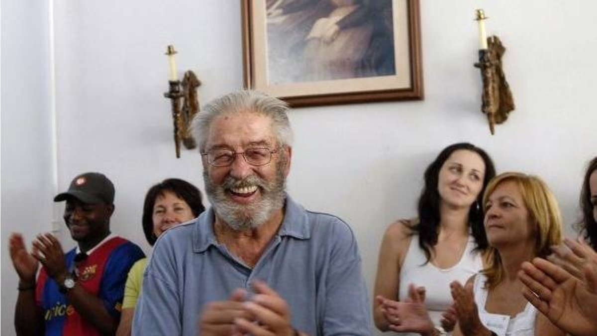 El padre Jaime Garralda, fundador de la Asociación Horizontes Abiertos, en una imagen de archivo. / ICAL-