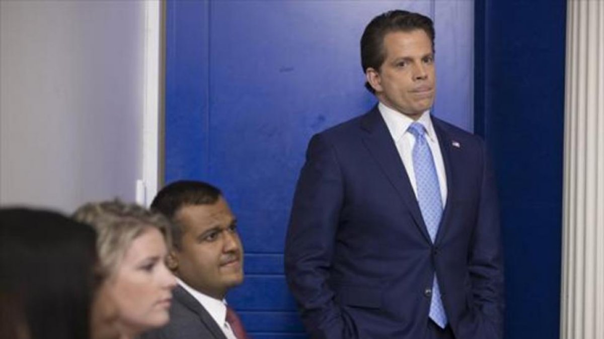 Antohony Scaramucci, nuevo portavoz de la Casa Blanca, el viernes en Washington.-