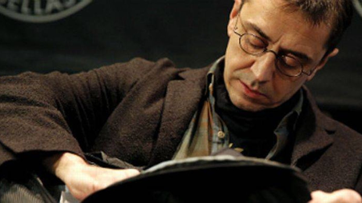 Juan Carlos Monedero, número tres de Podemos.-Foto: JOSÉ LUIS ROCA