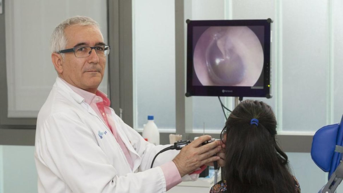 Luis Ángel Vallejo, jefe del Servicio de Otorrinolaringología del Hospital Universitario Río Hortega de Valladolid.-PABLO REQUEJO
