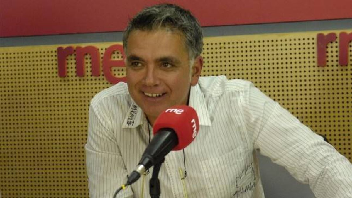 Juan Ramón Lucas, en una foto de su etapa en RNE.-Foto: RNE