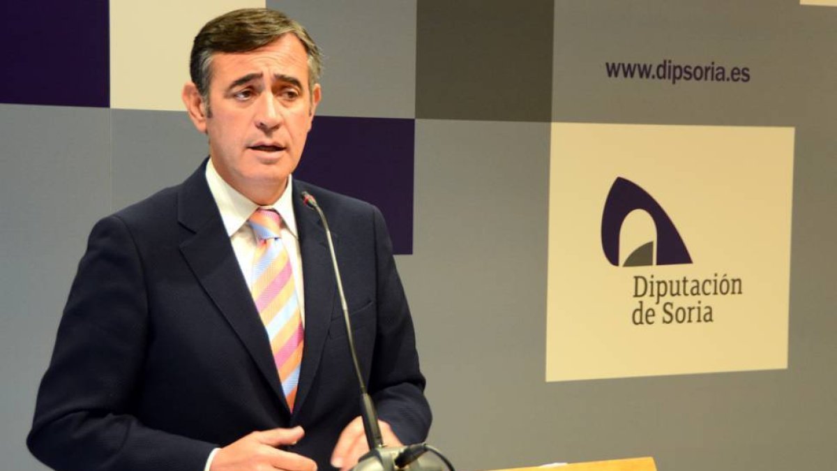 Antonio Pardo, en rueda de prensa.-A. M.
