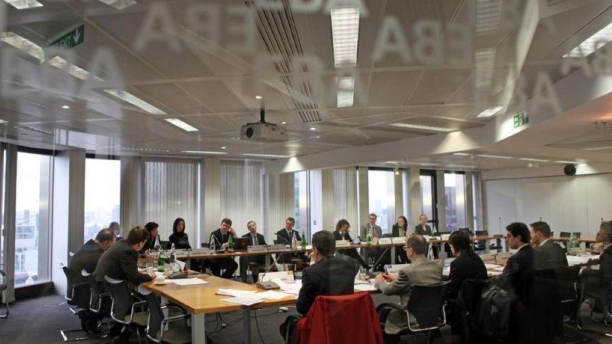 Oficinas de la sede central de la Autoridad Bancaria Europea (EBA).-Elisabeth Blanchet