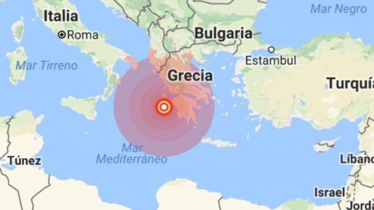 El sismo se registró a las 01.54 hora local (2254 GMT del jueves) y fue seguido aproximadamente media hora después por una réplica magnitud 5.2.-U.S. GEOLOGICAL SURVEY