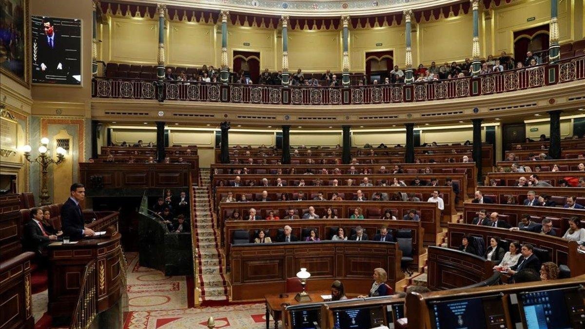 El pleno del Congreso.-EFE