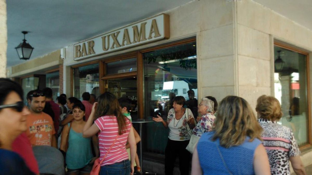 El Uxama vivió la jornada como una más de trabajo.-Cristina Dueña